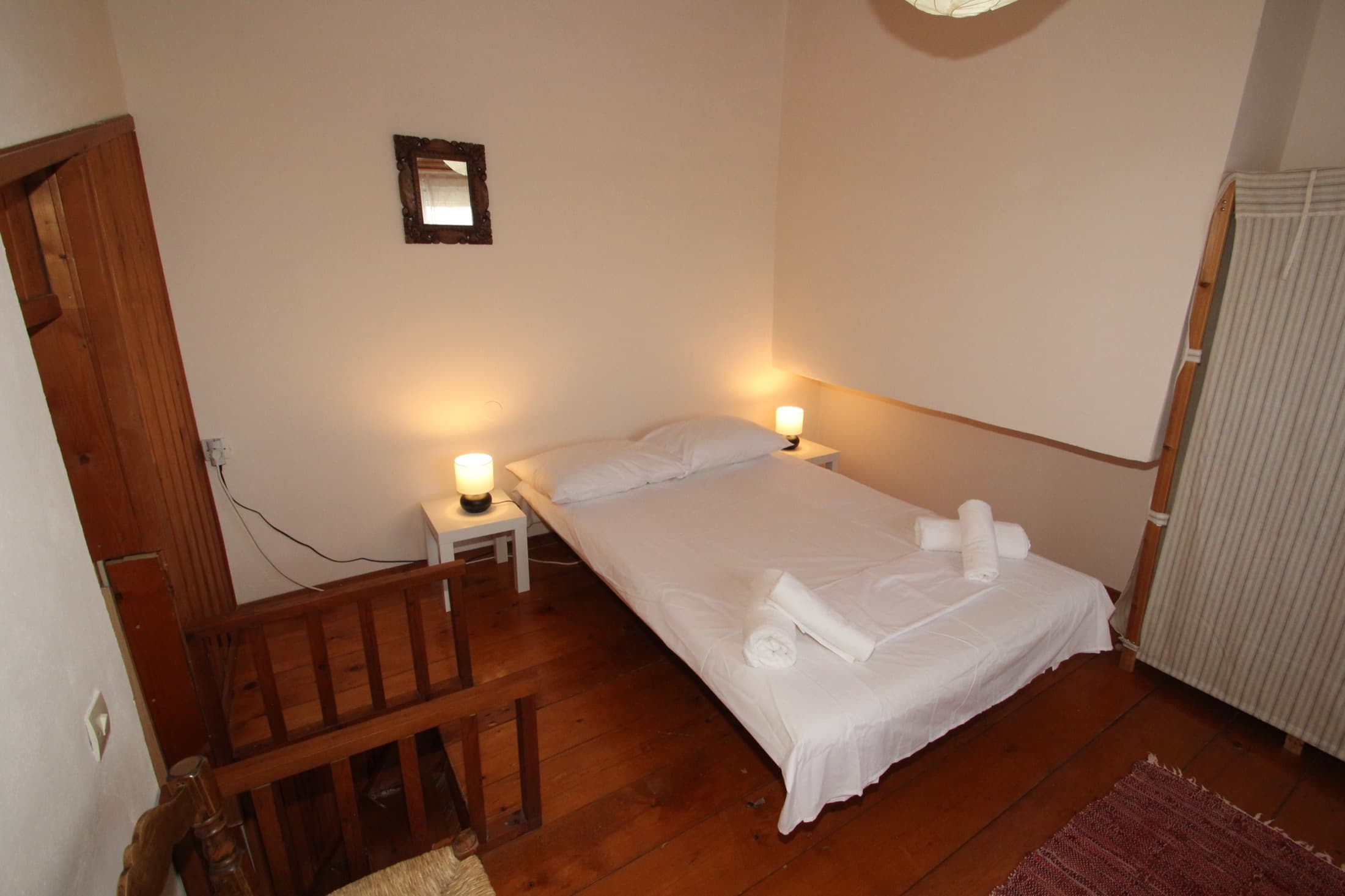 Characterful attic bedroom at Fistiki House
